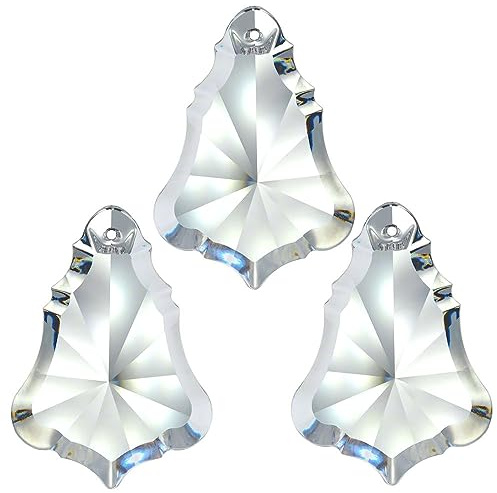 12x Regenbogenkristall Lugano 50mm Crystal 30% PbO ~ Kronleuchter Lüster Candelaber
