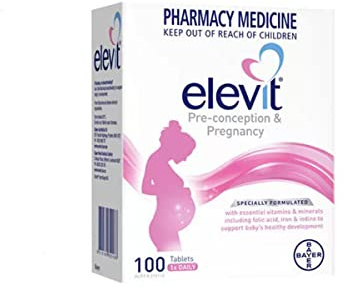 Elevit TAB with Iodine 100s Standard Shipping