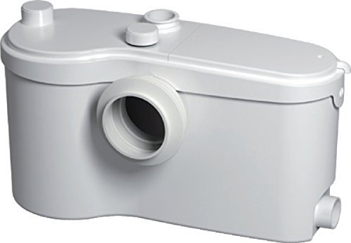 SFA – Kleinhebeanlage Sanibest Pro – Extrem leistungsstarke WC Abwasserhebeanlage mit 4 Zuläufen – Ideal für intensive Nutzung – Einfache Wartung – 50,8 x 21 x 32,5 cm – 1.100 W