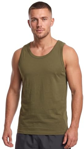 Sleeveless Vest 100% Cotton Army Singlet Military Tank Top Combat Summer Gym Training Camo Bundeswehr Olive Camouflage Muscle Shirt
