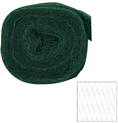 Xclou Garden Teichabdecknetz grün - Vogelschutznetz aus Polyethylen, reißfestes Nahtband für alle Jahreszeiten und Wettereinflüsse geeignet - Teichnetz hochwertig & stabil - Garten Schutznetz für Teiche & als Schutz für Kleintiergehege - Laubschutznetz 6 x 10 m, Maschen 20x20 mm