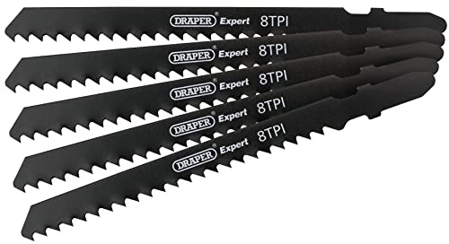 Draper DT111C Jigsaw Blade Set, 100mm (5 Piece) 81724