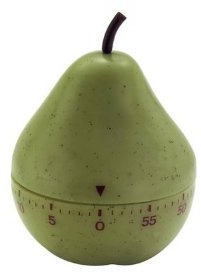 Contaminuti - timer da cucina - a forma di pera - 60 minuti