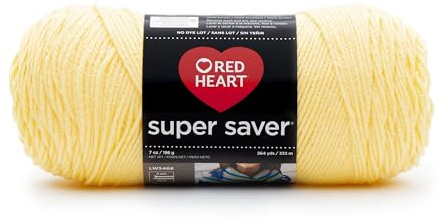 Red Heart E300.0235 Super Saver Economy Yarn, Lemon