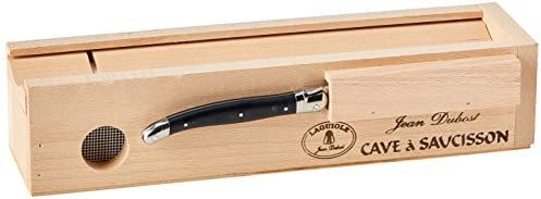 Jean Dubost Laguiole 61311 Wurstbox mit schwarzem Messer
