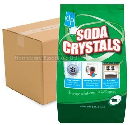 Case of 6 x Dri-Pak Soda Crystals 1 kg by Dri Pak