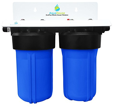 Water Filter Man WFMHHWFSFAM EcoPlus Whole House Water Filter System & Salt Free Water Softener