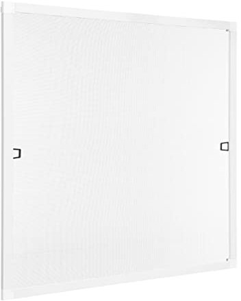 Ventanara® Insektenschutz Fliegengitter Fenster Spannrahmen Weiß RAL 9016 130 x 150 cm