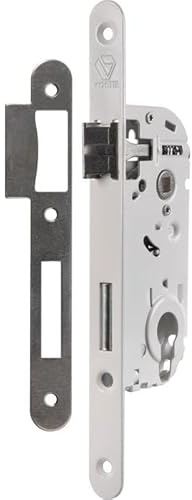 Vachette - Serrure de sûreté D4500 à larder Axe à 40 mm Gauche Clé I | Serrure à larder acier verni gauche à fouillot - Clé I - Axe à 40 mm - Série D4500 - Vachette