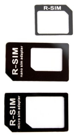 XQISIT Adaptateur Carte Sim Nano + Micro Sim Noir 13655