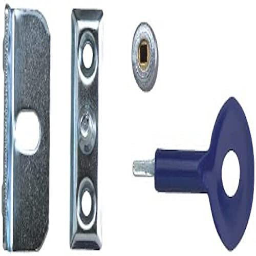 Yale Locks P6P112SC Window Screw Locks - Satin Chrome Finish (Pack of 6)