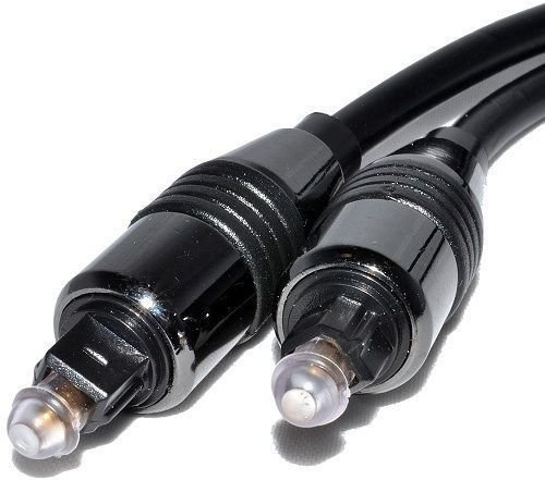 REALMAX® Toslink Cable 1m 2m 3m 5m 10m Digital Fiber Optical Male to Male Audio Lead for LG Samsung Sony Philips Sound Bar Smart TV HDTV Home Theatre PS4 Xbox PlayStation Toslink Enabled Devices【 5m 】