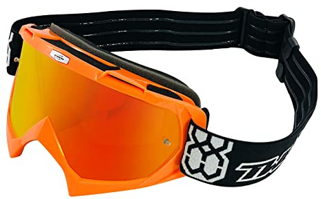 TWO-X Cross-Brille - Motocross-Brille - Kratzfeste Motorrad-Brille - Enduro & Downhill - Modell Race