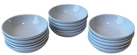 Melamine Plastic Sauce Dishes, 1 oz, 2-3/4, White (Set of 15)
