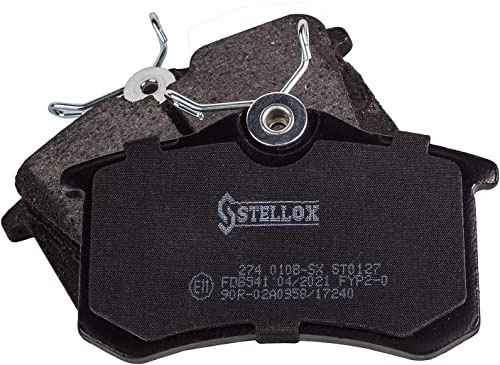 STELLOX 274 010B-SX Bremsbelagsatz – Scheibenbremse (4 Stücke) – ECE-R90 Zertifizierung – vier Bremsbeläge pro Set – Für PKW
