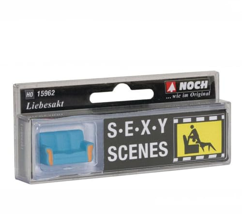 NOCH H0 Figuren Liebesakt (Sofa), Modelle H0 Figuren Set, bewegliche Miniatur Szenen für Modellbau und DIY Projekte