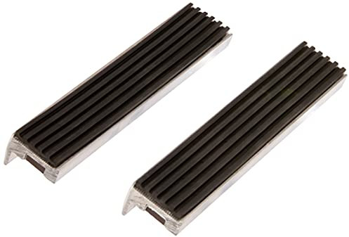 BGS 3045 | Schraubstock-Schutzbacken | 2-tlg. | Aluminium | Breite 150 mm | mit Magnet | Alu | Schonbacken