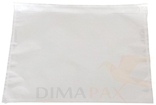 1000 selbstklebende Dokumententaschen Lieferscheintaschen C5 transparent dimapax