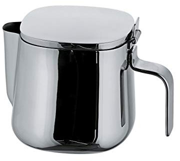 Alessi A402/90 Teekanne 90cl, Edelstahl, Silber, 17 x 13.5 x 8.5 cm