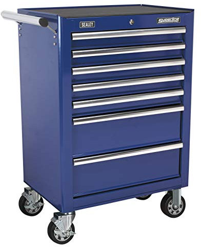 SEALEY Tools ap26479tc Werkzeugschrank 7 Schubladen mit Kugellager Läufer – Blau