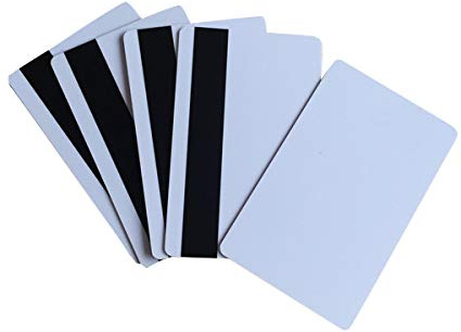 YARONGTECH En blanco blanco 200pcs tarjetas de plástico PVC de 30 mil tarjetas magnéticas Mag impresora para imprimir tarjetas de banda CR80