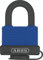 ABUS Messing-Vorhängeschloss Aqua Safe 70IB/50 - wetterfest - Edelstahlbügel für extra Korrosionsschutz - Kunststoffummantelung - ABUS-Sicherheitslevel 6