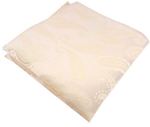 TigerTie Designer Einstecktuch in Paisley gemustert - Stecktuchgröße 30 x 30 cm