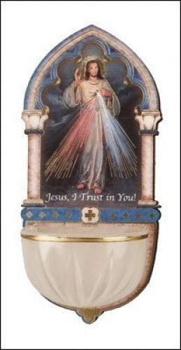 Wood Font/Luminous Bowl/Divine Mercy