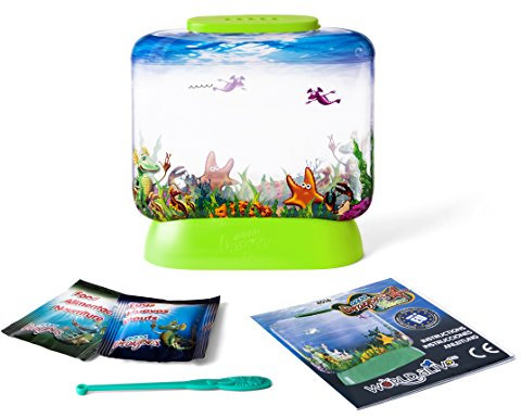 Aqua Dragon Sea Friends, Mascotas acuáticas bajo el agua, Kit de juguetes educativos, Incubar y cultivar huevos de mascotas acuáticas y su comida, Para niños a partir de 6 años, 15 x 4 x 15 cm