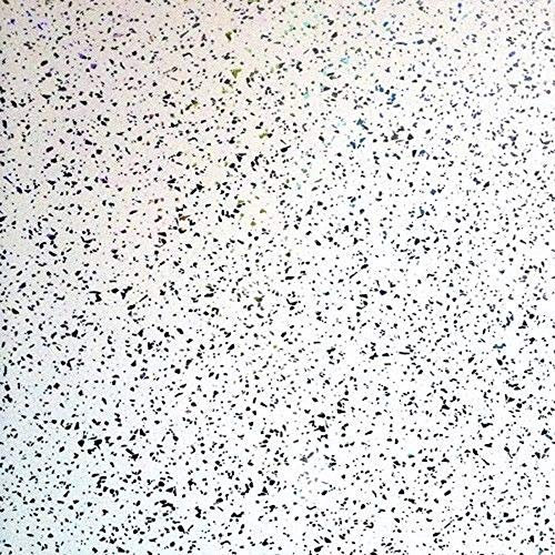 Platinum White Sparkle Chrome Strip Wall Cladding Ceiling Kitchen Sparkly Diamond Effect Panels PVC Wet Wall Bathroom Cladding (4 Pack)