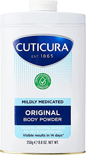 Cuticura Mildly Medicated Talc 250g **4 PACK DEAL**