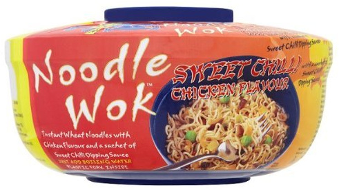 Blue Dragon Noodle Wok Sweet Chilli Chicken Flavour - 3 x 76gm