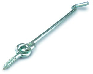 Suki 6152120 inkl. Sturmhaken piton Stahl verzinkt, 60 cm, 2 Stück