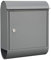 MEFA Briefkasten Topaz 844 mit Zeitungsrolle (Farbe grau mit Sicherheitsschloss, Größe 430x340x150 mm) 844510DE