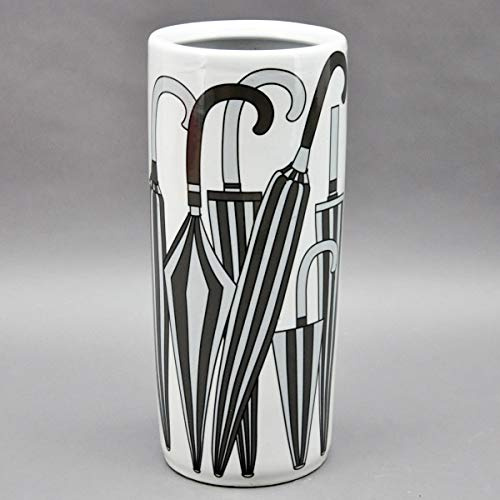M S L Black and White Umbrella Design Umbrella Stand