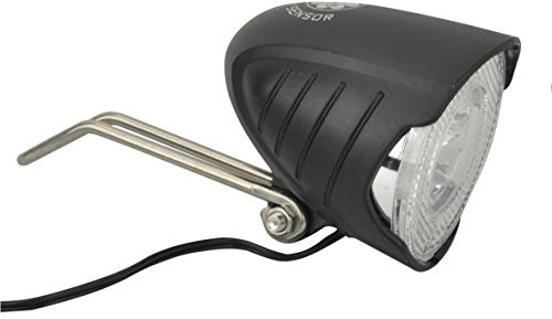 Fischer Fahrrad Dynamo LED-Frontlicht 20 Lux, mit Lichtautomatik und Standlicht, StVZO-zugelassen
