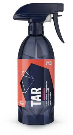 GYEON Q²M Tar - Tar and Glue Remover - Safe for all Exterior Surfaces - Organic Contamination Remover - Car Maintenance Kit Products - Fast-Acting & Efficient Cleaning Product (500ml)