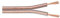 Goobay 67717 Câble de Haut-Parleur Transparent CCA, 25 m Longueur de Câble