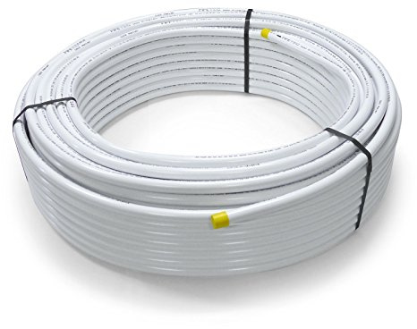 Pipetec Aluverbundrohr Aluminium Mehrschichtverbundrohr 20x2 mm 50m weiss PEX-Rohr Alu-Mehrschicht-Verbundrohr MV-Rohr Mehrschichtrohr Heizung Wasser | 5 schichtiges Kunststoff Metal Verbundrohr, Dauerbelastbarkeit von 10 bar bei 70°C für 50 Jahre