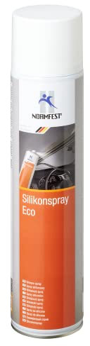 Normfest Silikonspray ECO – Pflege- & Gleitmittel für Kunststoff & Gummi | Schutz vor Quietschen, Anfrieren & Versprödung | Wasserabweisend & temperaturbeständig –25°C bis +80°C, 600ml