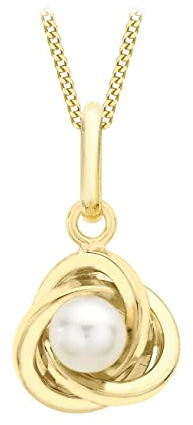 CARISSIMA Damen - Kette 9 k (375) Rundschliff Perle 1.45.1824