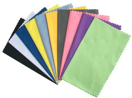 ColorYourLife 10-Pack Microfiber Cleaning Cloths for Smart phones, Laptops, Tablets, Lenses, LCD Monitor, TV, Camera, Glasses, Optics Etc