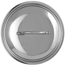 Home 0 Deckel, 12 cm, Edelstahl, Silber, 13 x 13 x 4,5 cm