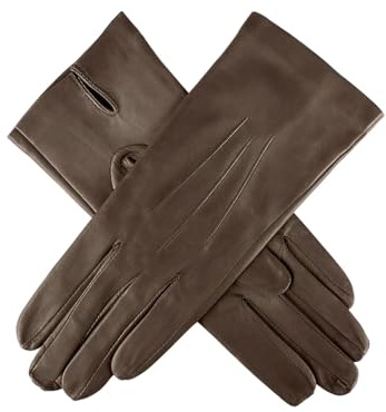 Mocca Brown Joanna Classic Ungefüttert Hairsheep Leder Handschuh - Mittelgroß von Dents