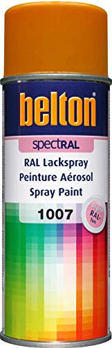 belton spectRAL Lackspray RAL 1007 narzissengelb, glänzend, 400 ml - Profi-Qualität