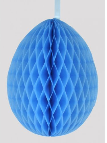 Everflag Wabenball Osterei blau 40 cm