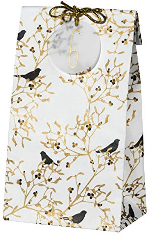 Räder Winterwald Adventkalender 24x Papierbeutel 9x6x21,5cm