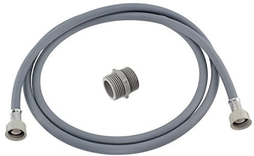 SPARES2GO Straight End Cold Water Fill Inlet Hose Extension for Bosch Dishwasher (2.5M)