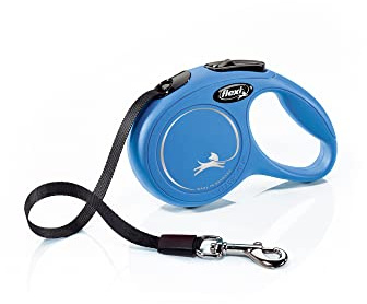 Flexi® Classic XS Cinta 3 m Azul, Correa Extensible para Perros hasta máx. 12 kg