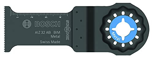 Bosch Professional 5x Bi-Metall Sägeblatt AIZ 32 AB (für ungehärtetes Metall, Breite 32 mm, Zubehör Multifunktionswerkzeug)